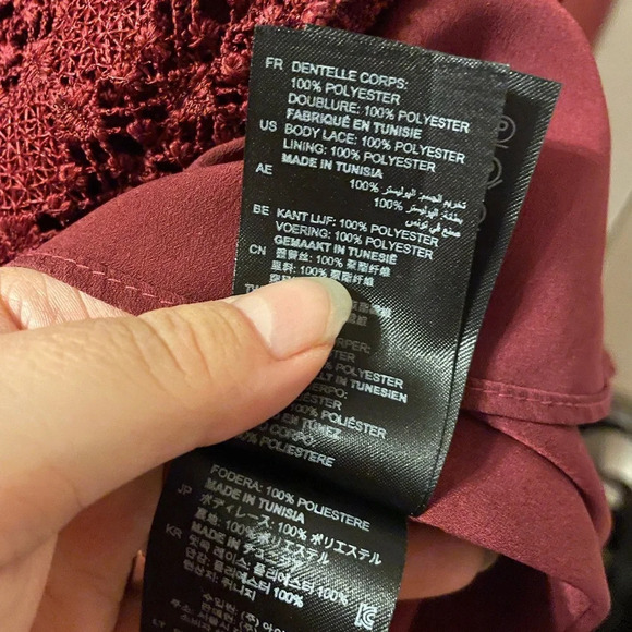 NWOT SANDRO CROCHET LACE DRESS - Picture 5 of 6